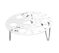 susiodeu Grille de Refroidissement/Cuisson à la Vapeur multifonctionnelle en Acier Inoxydable. Dessous de Plat Haut avec trépied pour Une stabilité optimale. Structure Triangulaire.