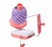 susiodeu Machine à enrouler les boules de laine rose entièrement automatique, électrique, trieuse de fils au crochet, durable, et facile à fabriquer