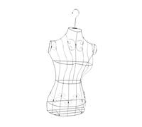 susiodeu Mannequin buste suspendu féminin, idéal pour présenter vêtements et accessoires à la maison. Tour de taille : 20 cm. Ce buste suspendu est en fer.