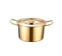 susiodeu Marmite à nouilles ramen coréennes en acier inoxydable léger, idéale pour le camping, la randonnée, les fêtes à la plage et les amateurs de nouilles. Parfaite pour soupe coréenne et