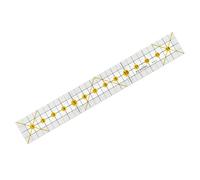susiodeu Règle de couture transparente pour modèles de quilting simples, outils bricolage pour tailleurs, 15 cm, 15 cm