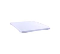 susiodeu Soufflet de Bureau, Table d'appoint, Table de Chevet, Housse innovante Extensible idéale pour Les Repas et Les fêtes. Plateau en Bois, Blanc, 86 cm x 86 cm