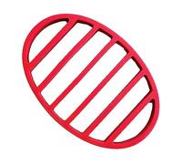 susiodeu Supports de Gril en Silicone antidérapants Tapis d'outil de Cuisson de Cuisine à rôtir de Dinde Ovale réutilisable pour autocuiseur à Vapeur