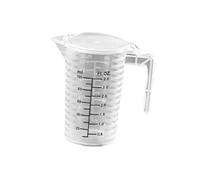 susiodeu Tasse à mesurer résistante Pour aux hautes températures avec graduation pour une cuisine efficace et des boissons précises. Fermeture automatique à plat. Convient non seulement pour la