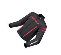 susiodeu Veste de moto, blouson de moto, vêtements, veste course, technique trois couches entièrement imperméable et coupe-vent, manteau textile pour d'aventure/tourisme, Noir, M