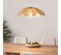 LEDKIA LIGHTING - Suspension Corde Giay | Design Naturel en Forme de Fleur | Ampoule E27 Non Incluse | Pour Intérieur | IP20, Taille 200mm x 500mm, Blanc