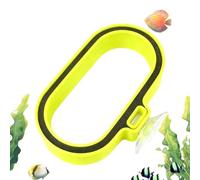Suspended Fish Feeder - Aquarium Ring Feed Container with Suction Cup, Suitable for Freshwater Saltwater Tanks, Family Hobby Friendly, Portable Easy to Use | Indoor Outdoor Fish Feedin