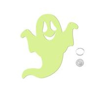 Suspended Ghosts Halloween Lighted - Halloween Ghost,Lighted Light Up Glow in The Dark, Large Size Suspended Double-Sided for Window Wall Door Yard