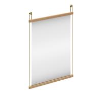 Miroir Suspendu Woud Petit Chêne Pigmenté Blanc