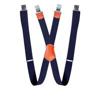 Suspenders for Dress Pants, X Back Adjustable Braces, Clip on Trouser Holder Straps, Fashionable Elastic Outfit Accessory to Workplace Wear Casual Shopping Dates Parties Formal Events 1.5x47.24 Inches