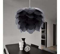Suspension enfichable fleur anthracite suspension chambre d'amis couloir Eglo Filetta 92989