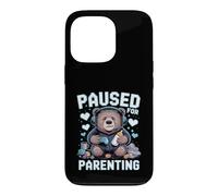Suspendu pour la parentalité Gamer Bear New Parent Coque pour iPhone 13 Pro