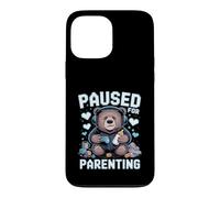 Suspendu pour la parentalité Gamer Bear New Parent Coque pour iPhone 13 Pro Max