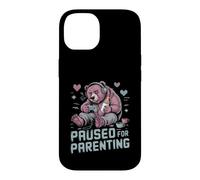 Suspendu pour la parentalité Gamer Bear New Parent Coque pour iPhone 14