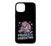 Suspendu pour la parentalité Gamer Bear New Parent Coque pour iPhone 15 Plus