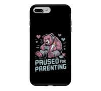 Suspendu pour la parentalité Gamer Bear New Parent Coque pour iPhone 7 Plus/8 Plus