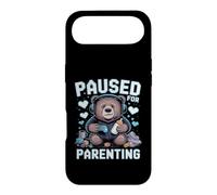 Suspendu pour la parentalité Gamer Bear New Parent Coque pour iPhone Air