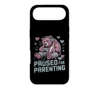 Suspendu pour la parentalité Gamer Bear New Parent Coque pour iPhone Air