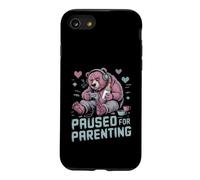 Suspendu pour la parentalité Gamer Bear New Parent Coque pour iPhone SE (2020) / 7/8