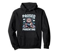 Suspendu pour la parentalité Gamer Bear New Parent Sweat à Capuche