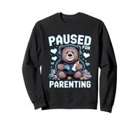 Suspendu pour la parentalité Gamer Bear New Parent Sweatshirt
