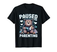 Suspendu pour la parentalité Gamer Bear New Parent T-Shirt