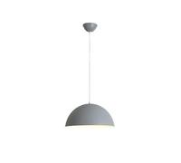 Suspension 1 lumière et Abat-Jour créatif en métal Semi-Circulaire Simple, Lampes suspendues de Couleur, Base E27 réglable, éclairage Industriel pour îlot de Cuisine