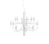 Flos 2097/18 Kronleuchter, blanc mat, ampoules clair