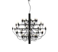 Suspension 2097/50, Grand, Mat Noir, avec LED