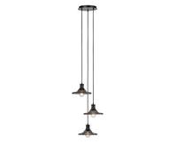 Markslöjd Novia lampe suspendue 3x40 W noir-fumé 108853