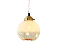 Suspension à Fleurs françaises, luminaire Suspendu en Verre Blanc Laiteux avec Base en Fer, plafonnier Suspendu, châssis galvanisé pour îlot de Cuisine, Salon, Lustre Simple