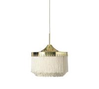 Warm Nordic Fringe Suspension Ø30 Blanc Crème