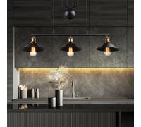 Suspension À Panneau Réglable En Hauteur LED Rétro Pour Salon L 92 Cm