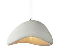 Suspension à Une tête avec culot E27 - Lustre de Style Industriel Nordique avec personnalité en polystyrène Haute densité - Idéal pour Les centres commerciaux, Les Restaurants et Les hôtels. Luminair