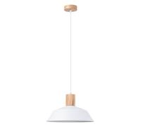 Suspension Acier Blanc E27 1 Fano