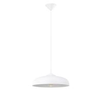 Suspension Acier Blanc E27 1 Gina