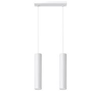 Suspension Acier Blanc GU10 2 Lagos