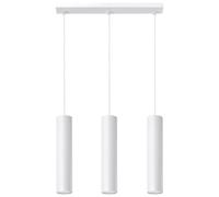 Suspension Acier Blanc GU10 3 Lagos Line