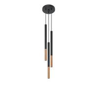 Suspension Acier Noir/Cuivre G9 3 Mozaica