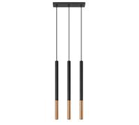 Suspension Acier Noir/Cuivre G9 3 Mozaica Line