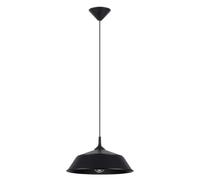 Suspension Acier Noir E27 1 Frika