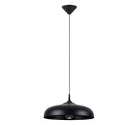 Suspension Acier Noir E27 1 Gina
