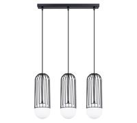 Suspension Luminaire - Sollux - Brina - Acier - G9 3x max 8W LED - Noir