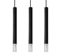 Sollux Lighting Wezyr lampe suspendue 3x40 W noir SL.0962
