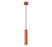 Suspension Acier Ocre Rouge GU10 1 Lagos