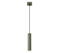 Suspension Acier Vert Olive GU10 1 Lagos
