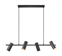 Nordlux Suspension Alanis - 4 foyers - Noir