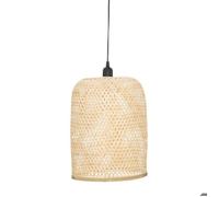 Luminaire Suspension en Bambou et M?tal D 28 x H 36 cm