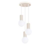 Sollux Lighting Halo lampe suspendue 3x8 W blanc-beige SL.1720