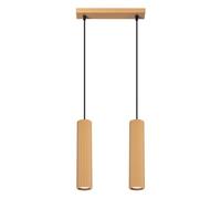 Suspension Aluminium Doré GU10 2 Karbon